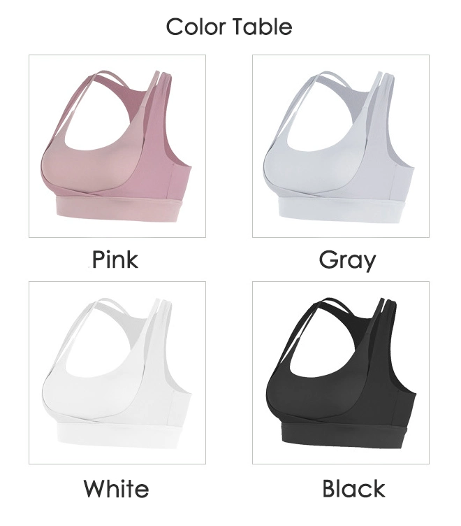 Wholesale Racer Back White Sublimated Sports Bra Custom Strappy Back Thin Strap Sports Bra