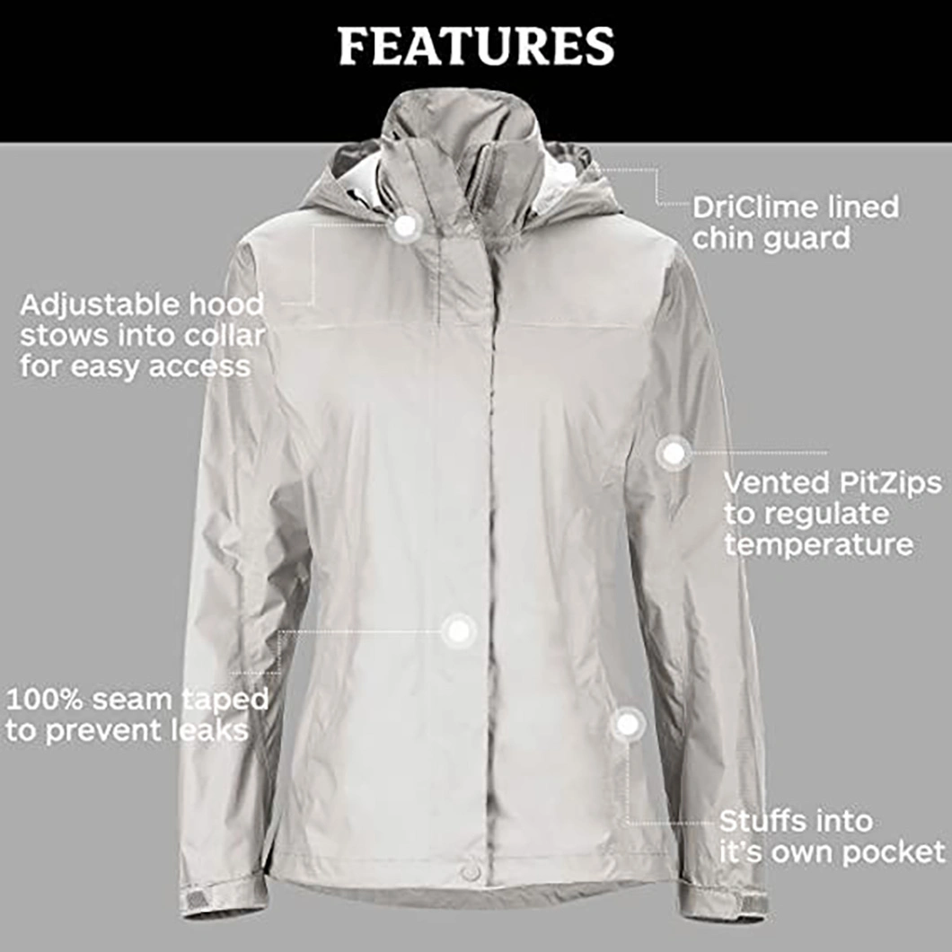 Light Running Rain Jacket for Men Pullover Nylon Hoodie Cycling Hiking Packable Windbreaker