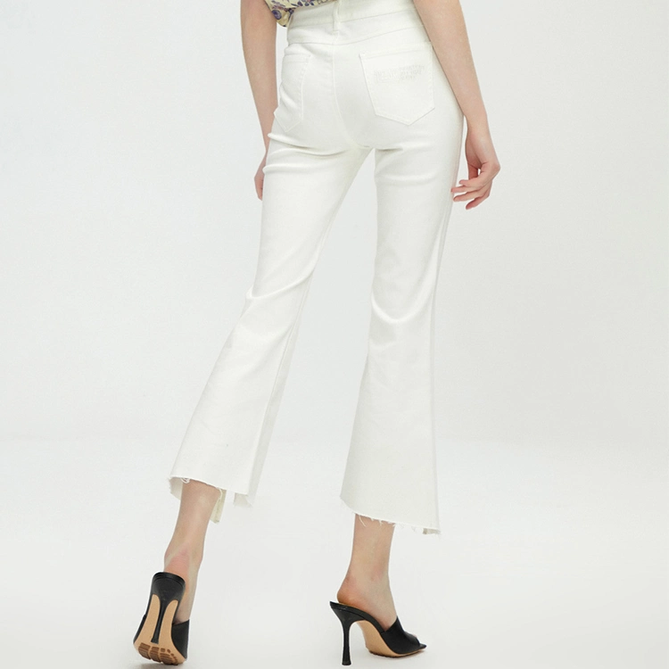 Temperaments-Slim Flared Pant Split at The Bottom for Women